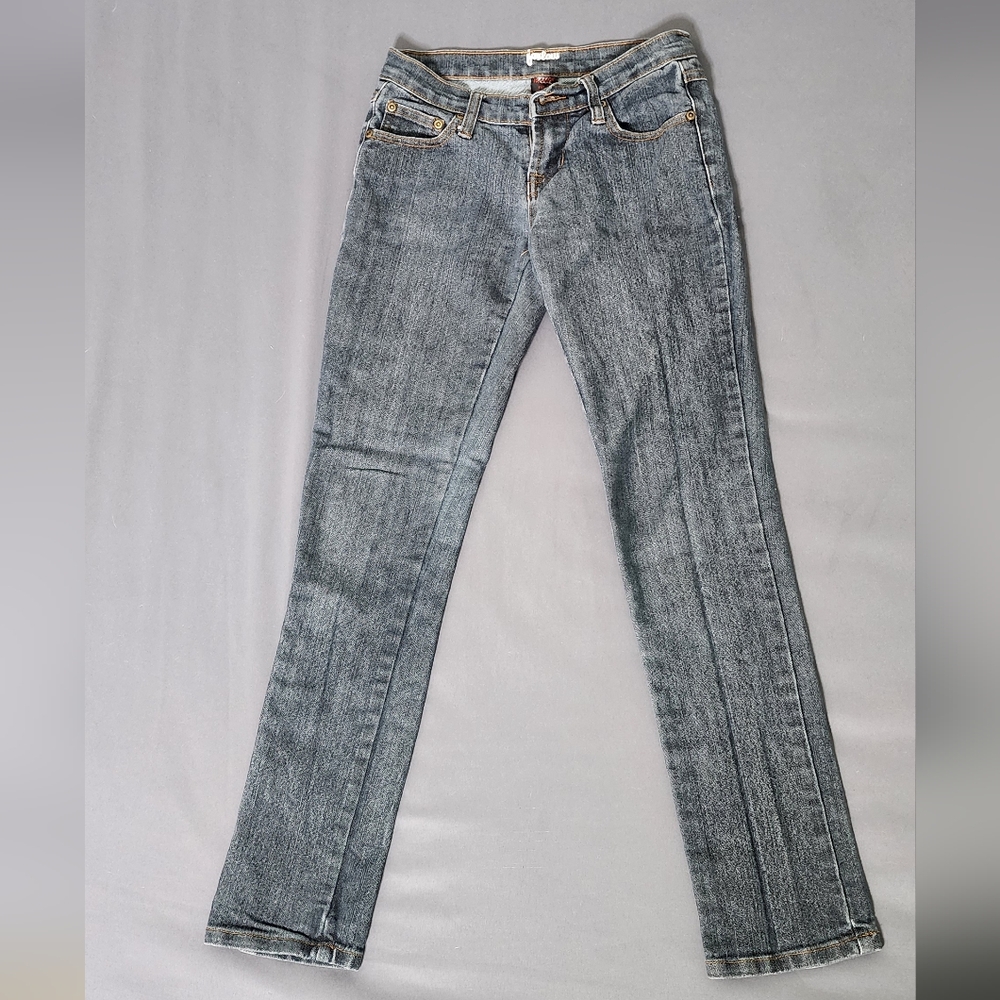 Farlow Women's Size 3 Slimming Jeans Pants Dark Gray Denim Bottoms Casual